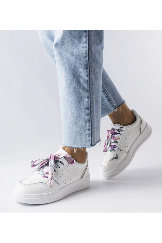 Sneakers con nastro bianco Pryor