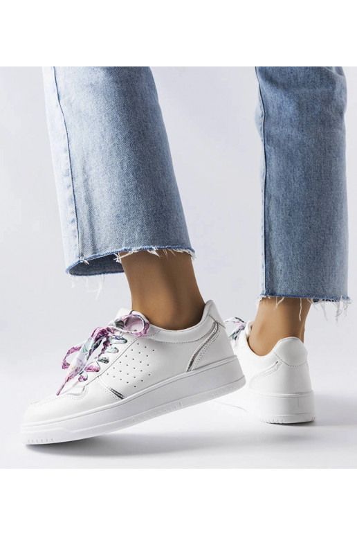 Sneakers con nastro bianco Pryor