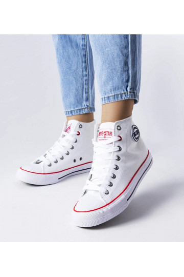 Sneakers alte bianche...