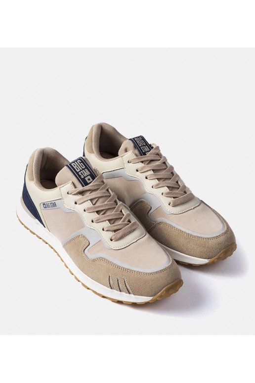 Sneakers in pelle scamosciata beige...