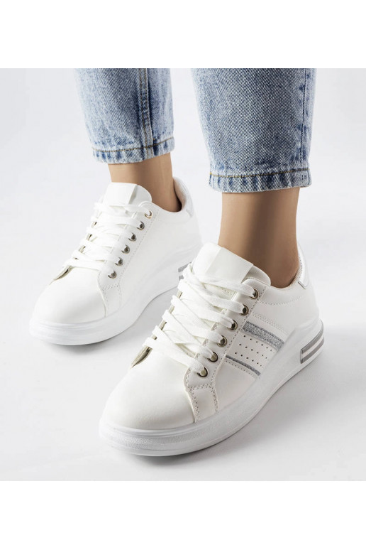 Sneakers con plateau Lanoie bianche
