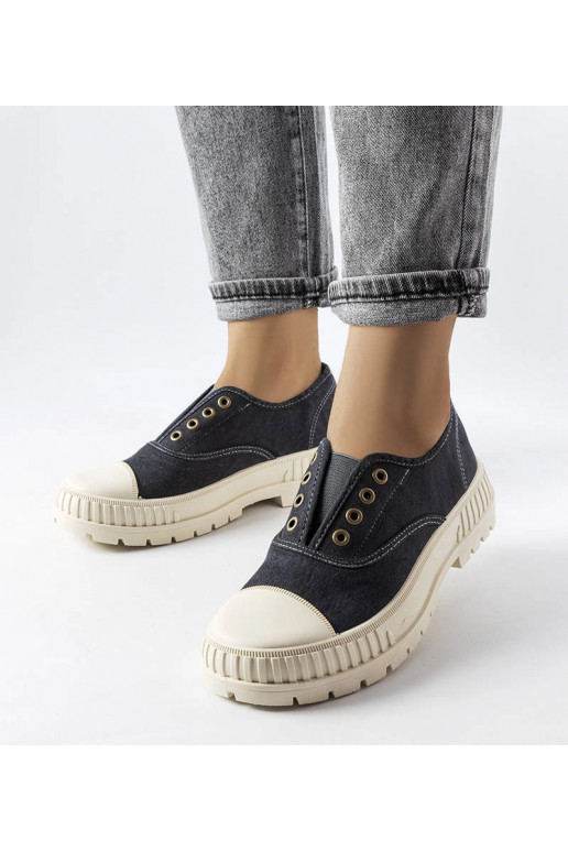 Sneakers elasticizzate Walton nere