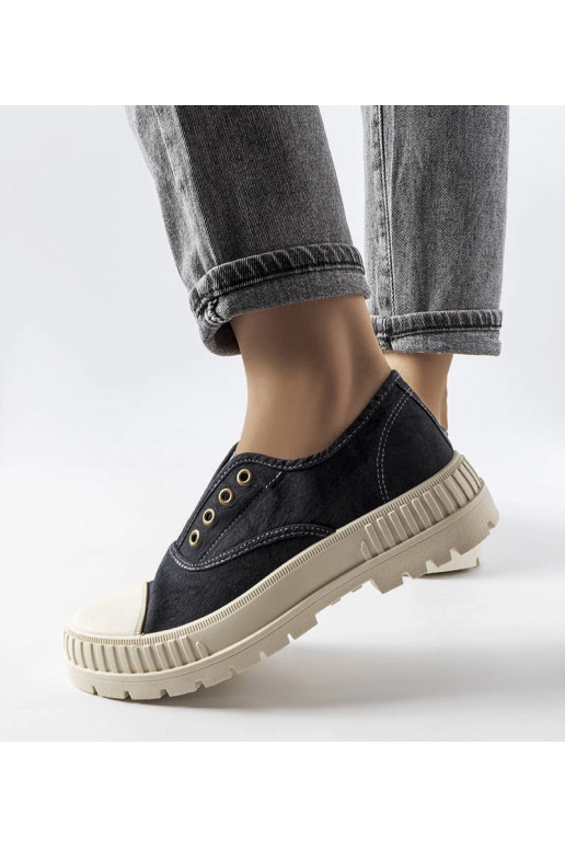 Sneakers elasticizzate Walton nere