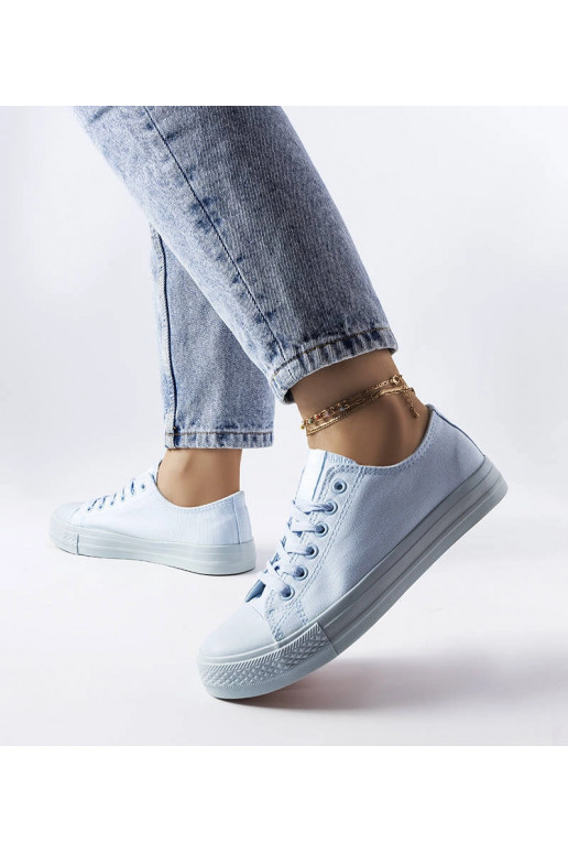 Sneakers in tessuto blu Esmeraude