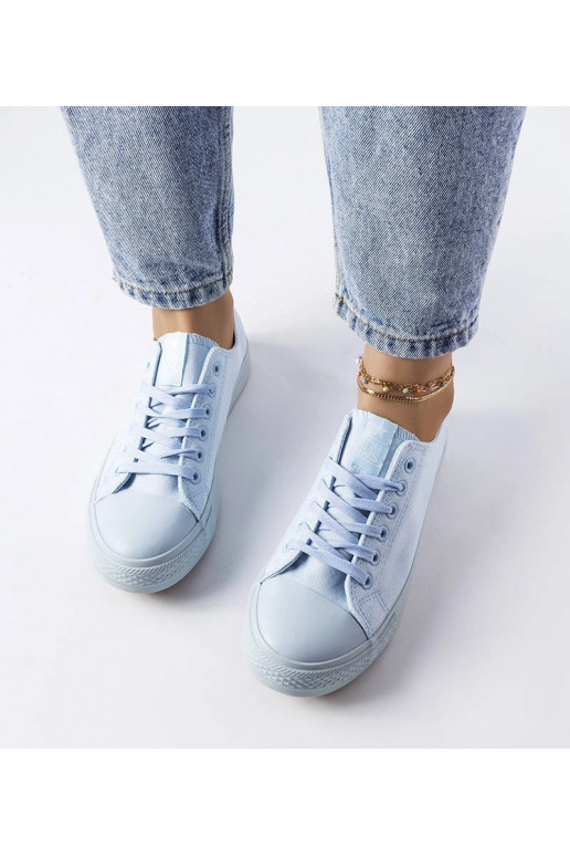 Sneakers in tessuto blu Esmeraude