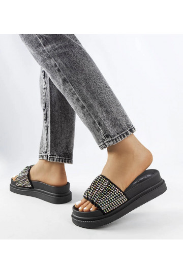 Mules con plateau e zirconi...