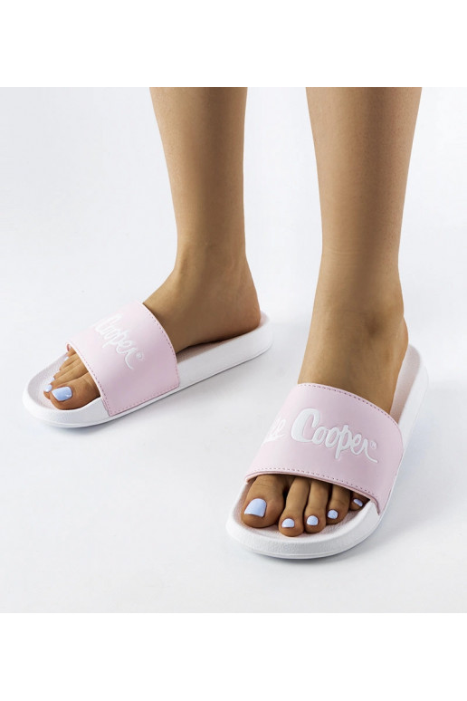 Lee Cooper infradito in gomma rosa...
