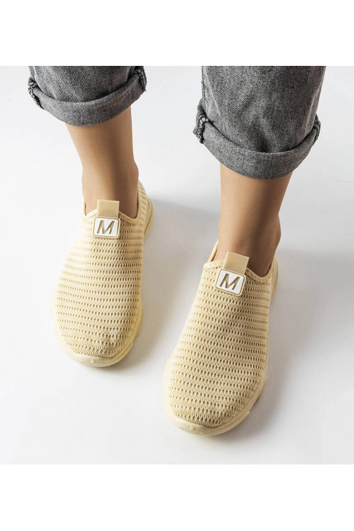 Sneakers slip-on da donna Azalee Beige