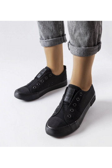 Sneakers nere con stelle...