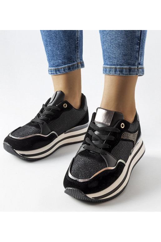 Sneakers Enola nere lucide