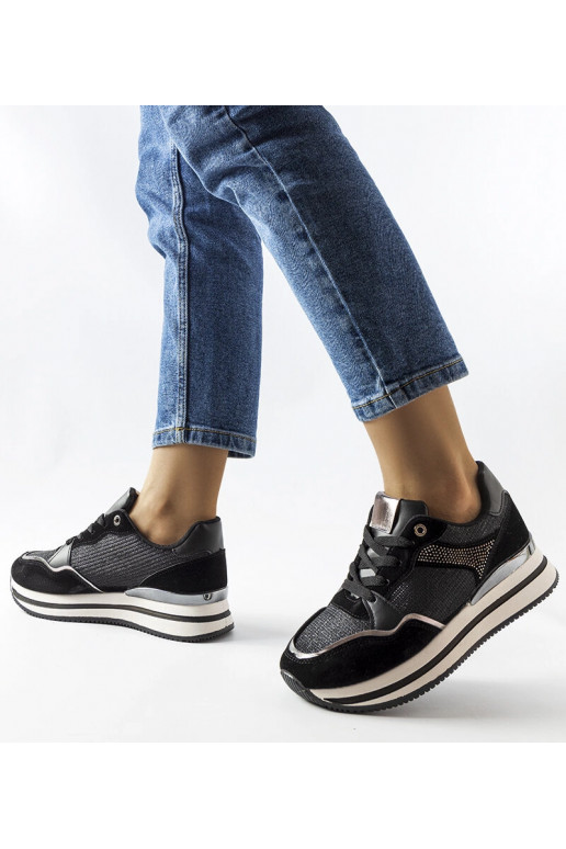 Sneakers Enola nere lucide