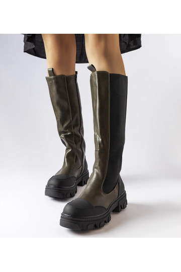 Stivali alti verdi Pasquale