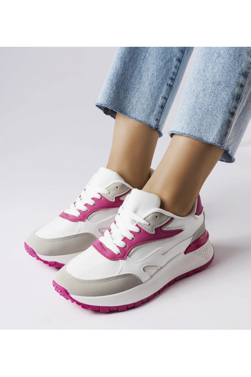 Sneakers Batilda bianche e rosa