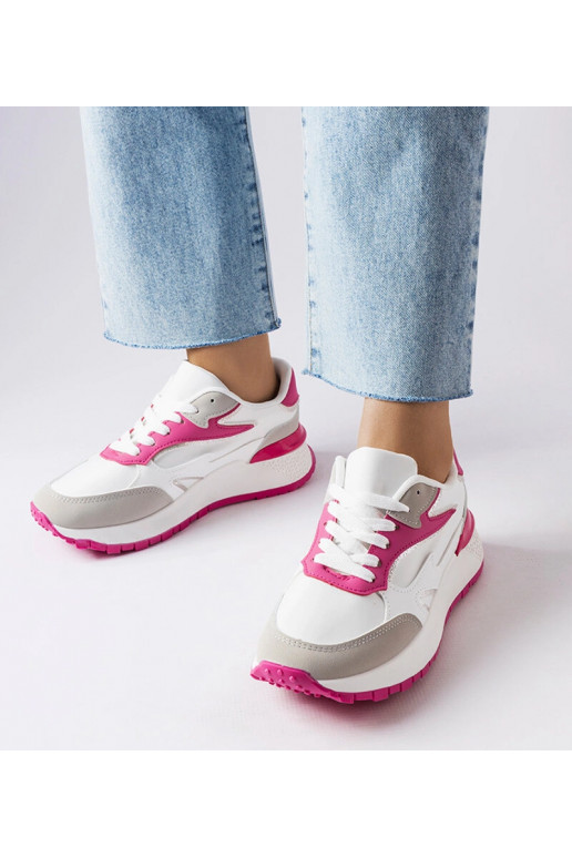 Sneakers Batilda bianche e rosa
