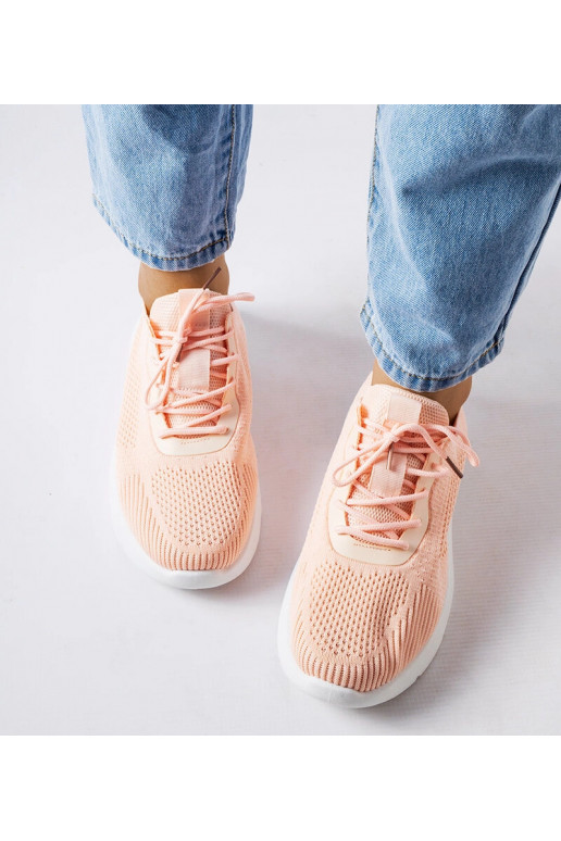 Sneakers Nelson arancioni e bianche