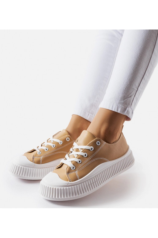 Sneakers con plateau Erbezzo beige