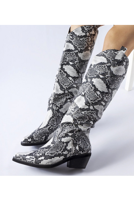 Stivali da cowboy Chapin con stampa... Stivali da cowboy Chapin con stampa...