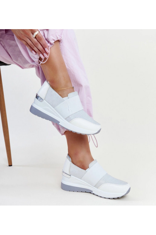 Sneakers con zeppa bianche Kallay