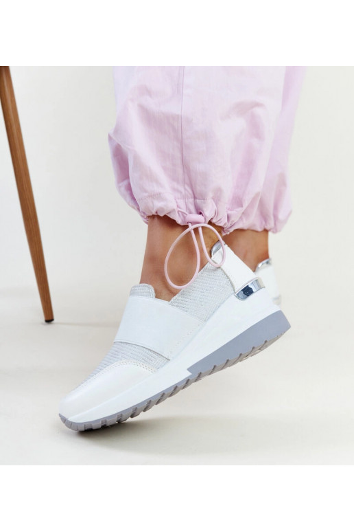 Sneakers con zeppa bianche Kallay