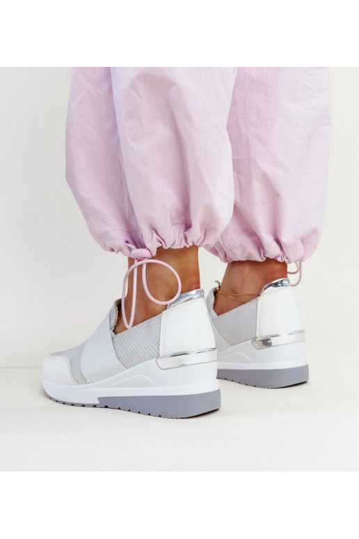 Sneakers con zeppa bianche Kallay