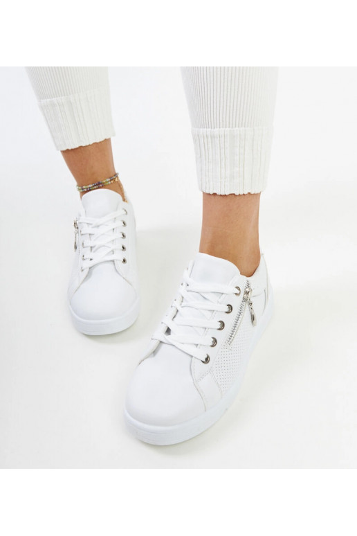 Scarpe sportive bianche traforate Chiusi