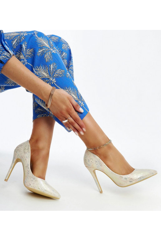 Décolleté con soletta in pelle...