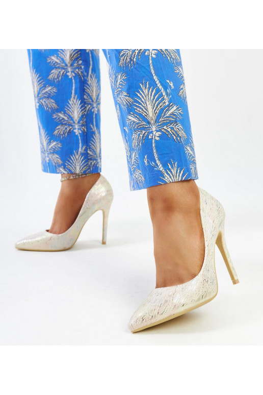 Décolleté con soletta in pelle...