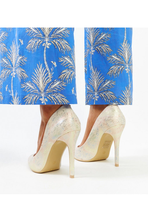 Décolleté con soletta in pelle...