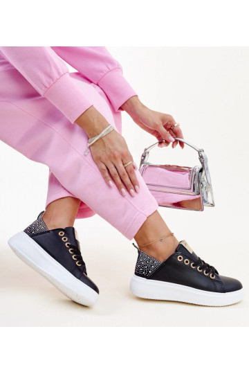 Sneakers nere con zirconi Antonietta