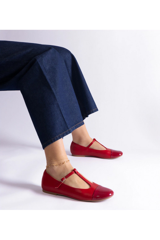 Ballerine Gloriana in vernice rossa...