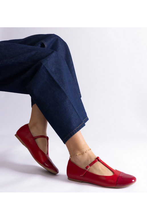 Ballerine Gloriana in vernice rossa...