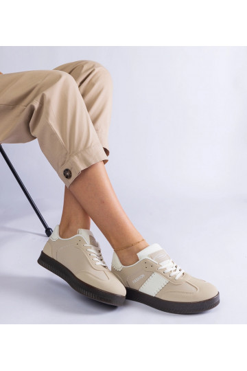 Sneakers beige con plateau... 2