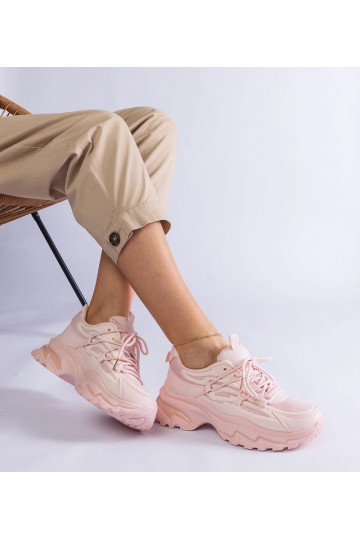 Sneakers sportive rosa con...