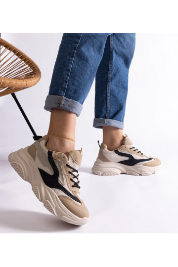 Sneakers da donna beige e... 2