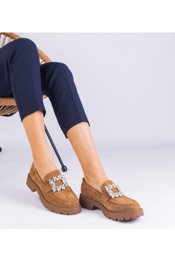 Mocassini da donna marroni...