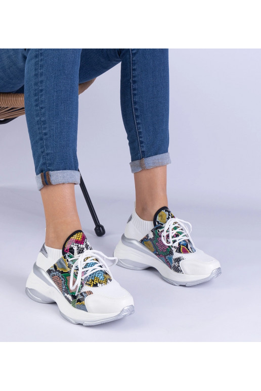 Sneakers sportive da donna bianche...