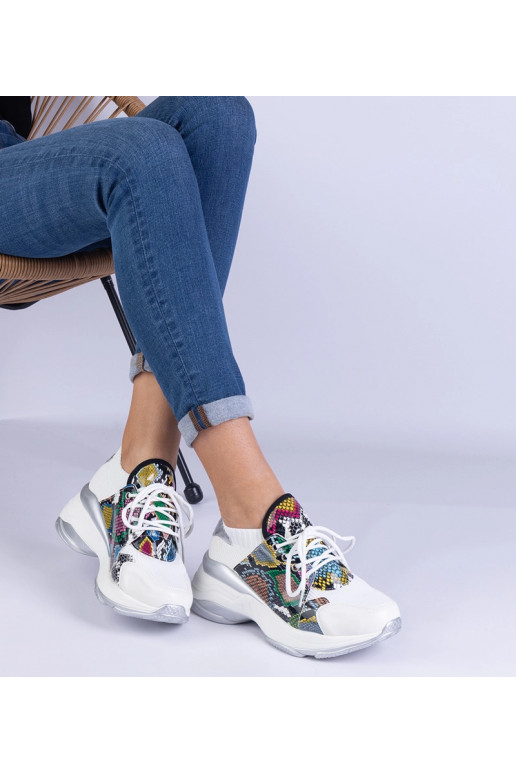 Sneakers sportive da donna bianche...