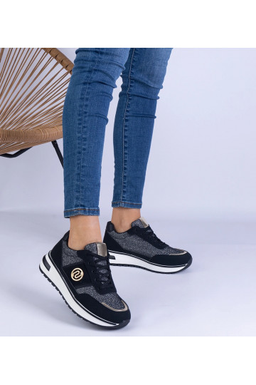 Sneakers nere lucide con... 2