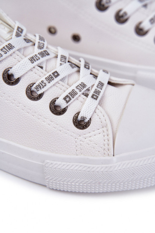 Scarpe da ginnastica da uomo in pelle Big Star KK174052 Colore bianco