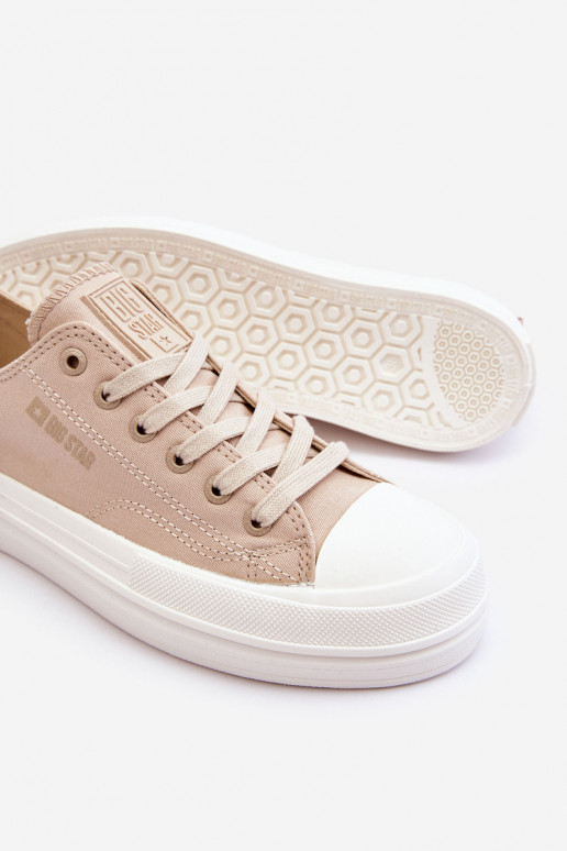 Basso con lacci Scarpe da ginnastica Big Star LL274969 beige Basso con lacci Scarpe da ginnastica Big Star LL274969 beige