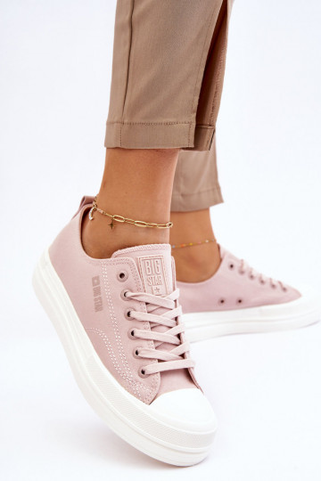 Basso con lacci Scarpe da ginnastica Big Star LL274970 Nude