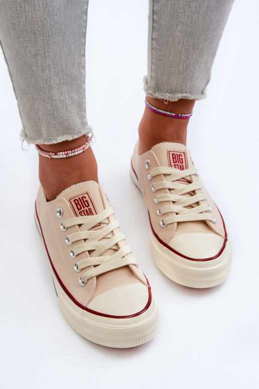 Basso Scarpe per il tempo libero Big Star NN274272 beige