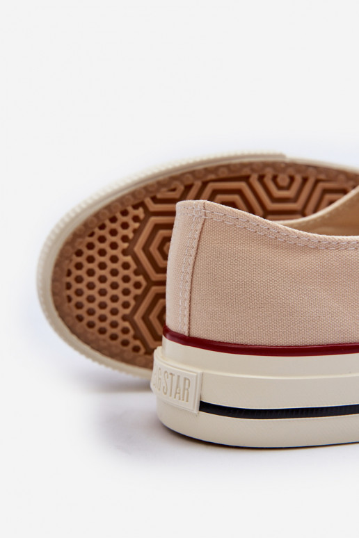 Basso Scarpe per il tempo libero Big Star NN274272 beige