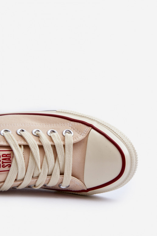 Basso Scarpe per il tempo libero Big Star NN274272 beige