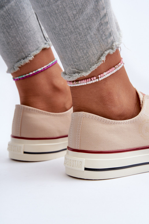 Basso Scarpe per il tempo libero Big Star NN274272 beige