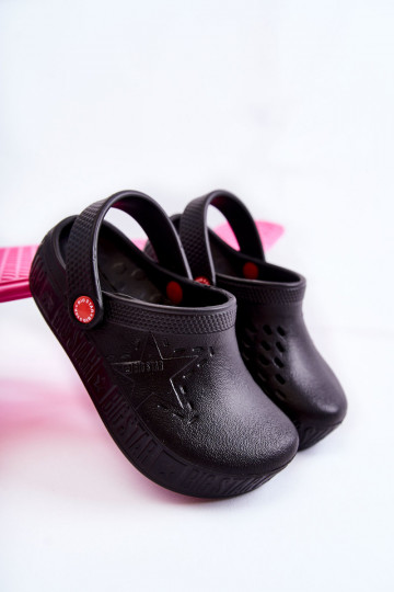 Infantile Pantofole leggere Crocs Big Star II375001 colore nero