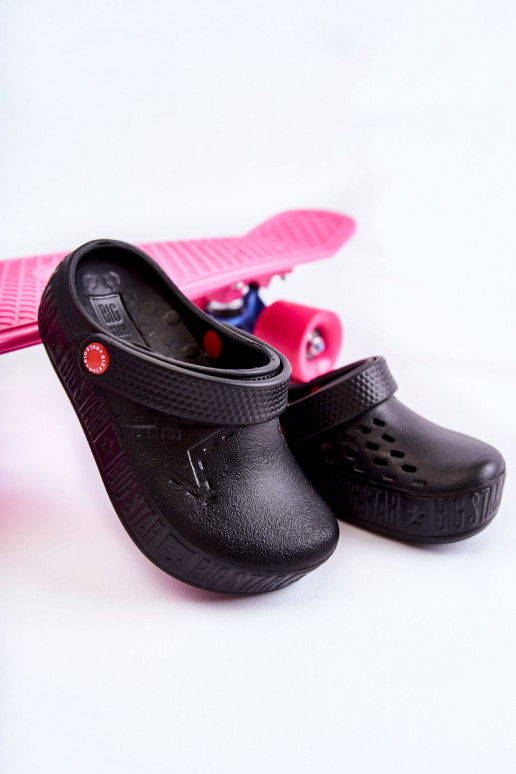 Infantile Pantofole leggere Crocs Big Star II375001 colore nero