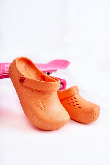Infantile Pantofole leggere Crocs Big Star II375008 colore arancione