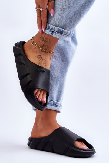  Ciabatte da donna con schiuma Big Star LL274594 colore nero 2