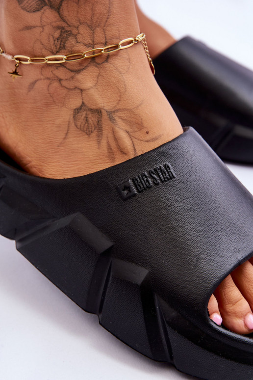  Ciabatte da donna con schiuma Big Star LL274594 colore nero